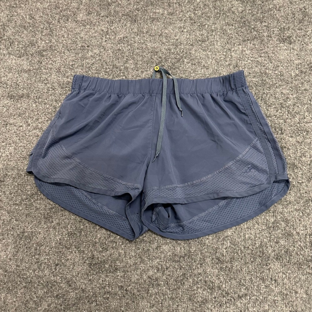 Adidas Shorts Womens Size M Blue Climacool Running Athletic Mesh 3 Inch Inseam